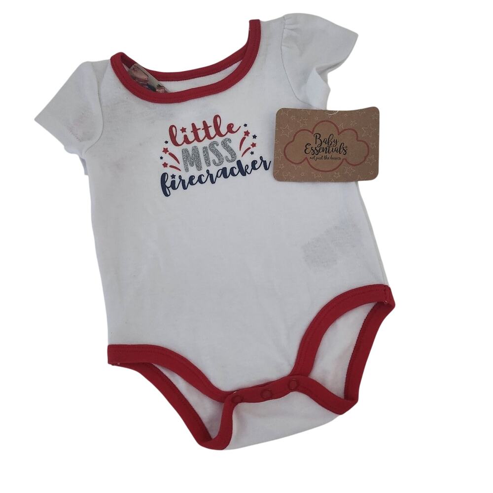 6M New Baby Essentials 4th bodysuit